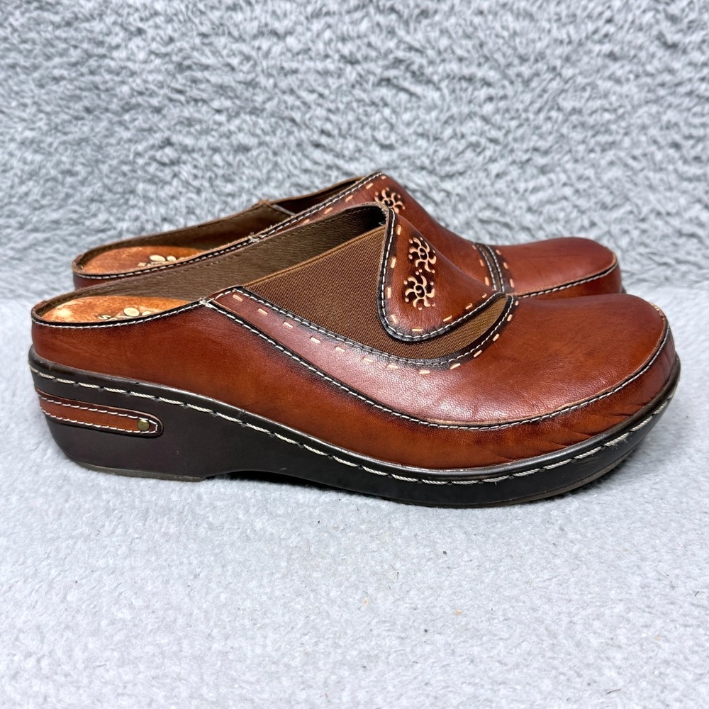 Spring Step L'Artiste Chino Womens Size 40 US 9 Slip On Mule Clogs Shoes